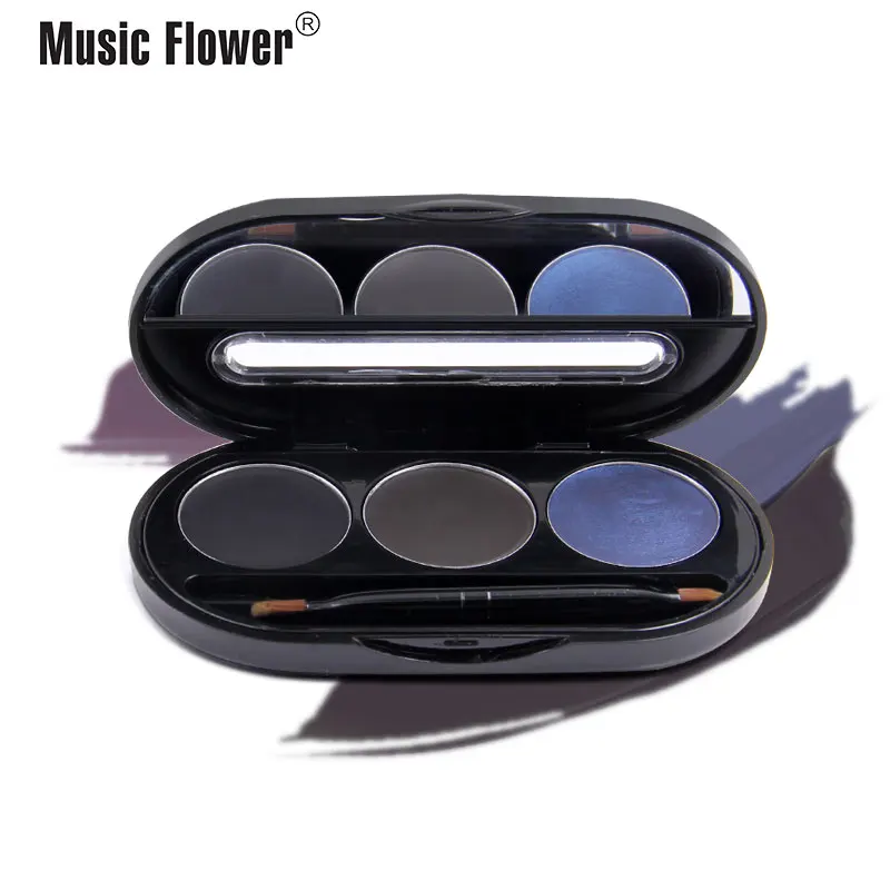 Music Flower Гламурная подводка для глаз и тени век кремовый набор водостойкая длинная