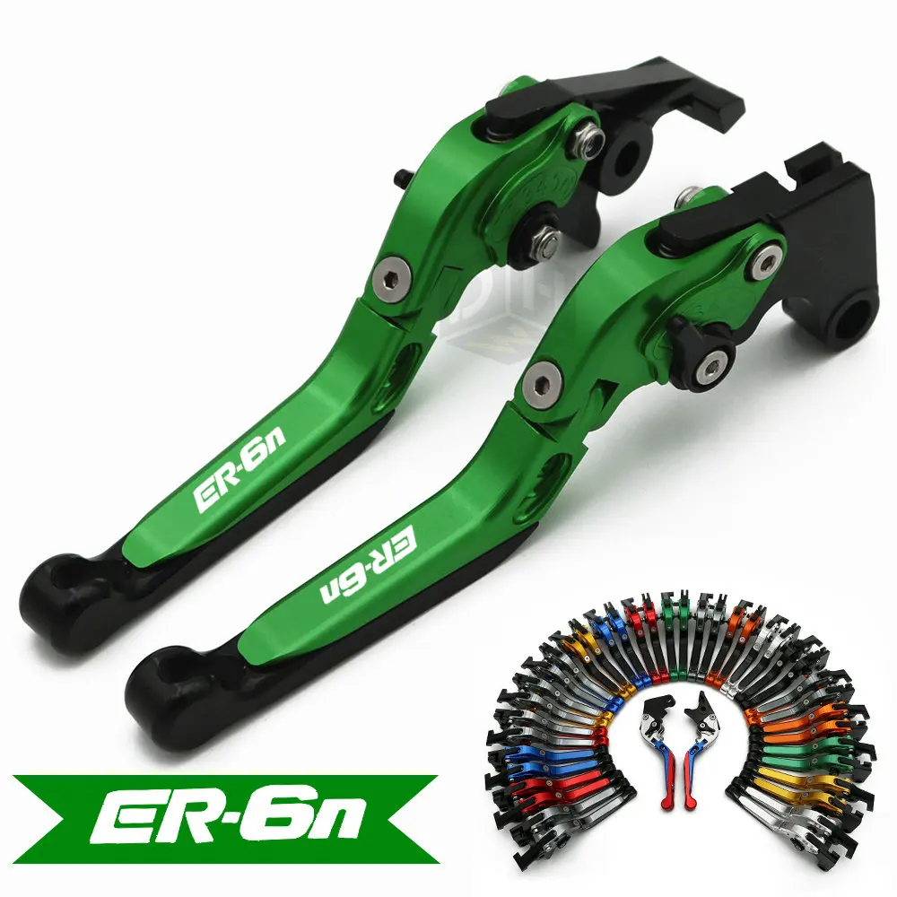 Мотоциклетные Складные Выдвижные Регулируемые рычаги тормозной муфты для KAWASAKI ER