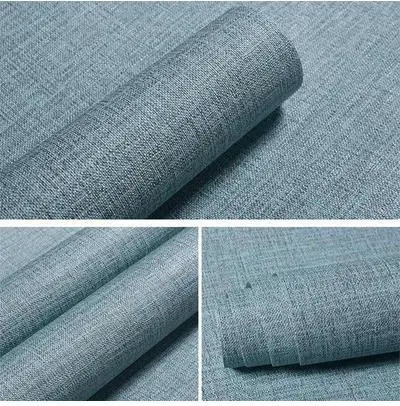 Водонепроницаемые клейкие однотонные милые обои для спальни уплотняющие