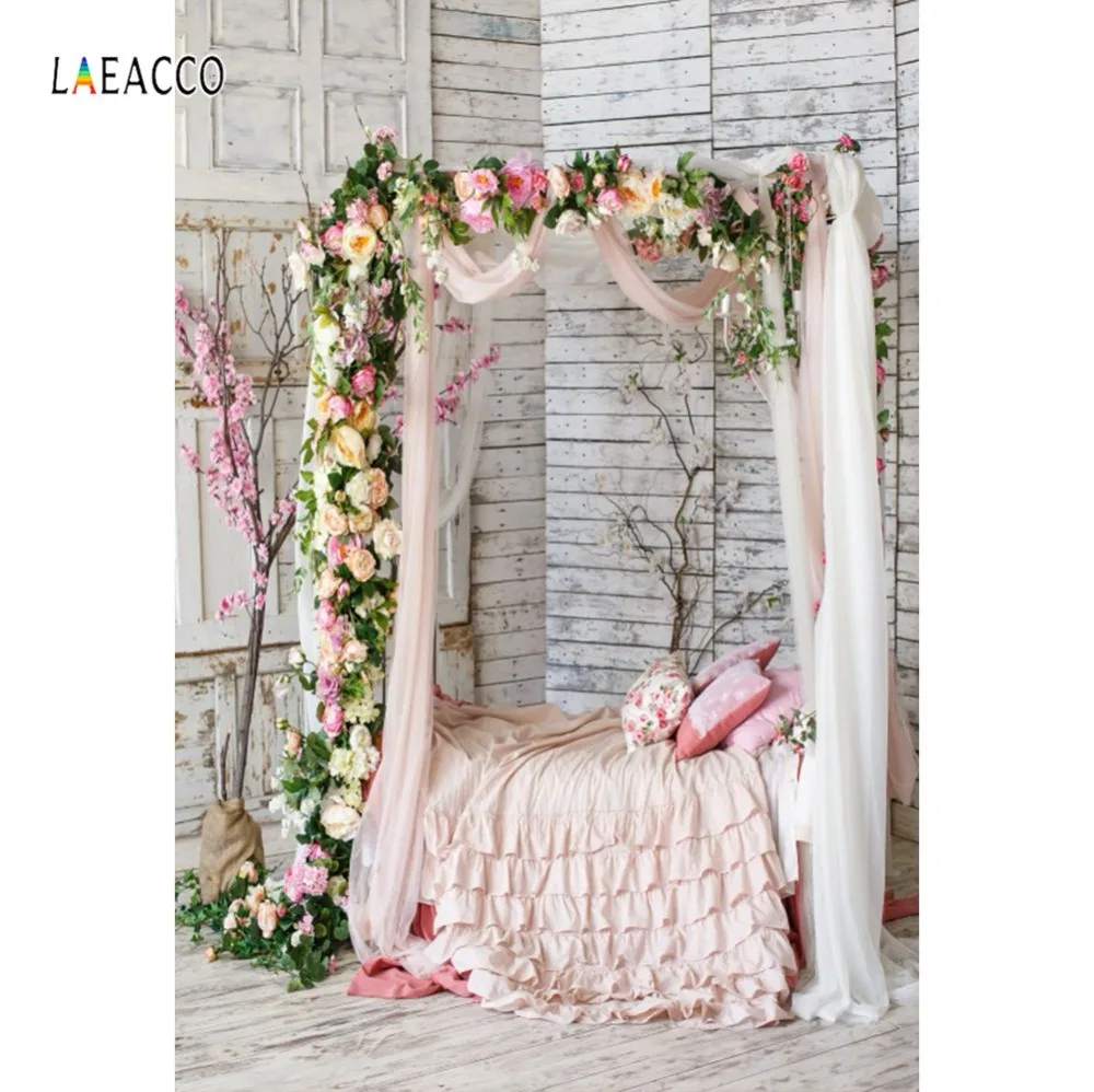 Фон для фотосъемки старый серый белый деревянный настенный свадебный цветок