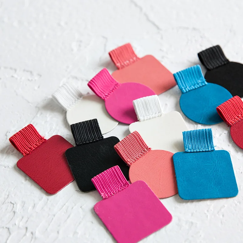 3 шт./партия зажим для ручки PU Кожаная подставка ручек самоклеящийся карандаш