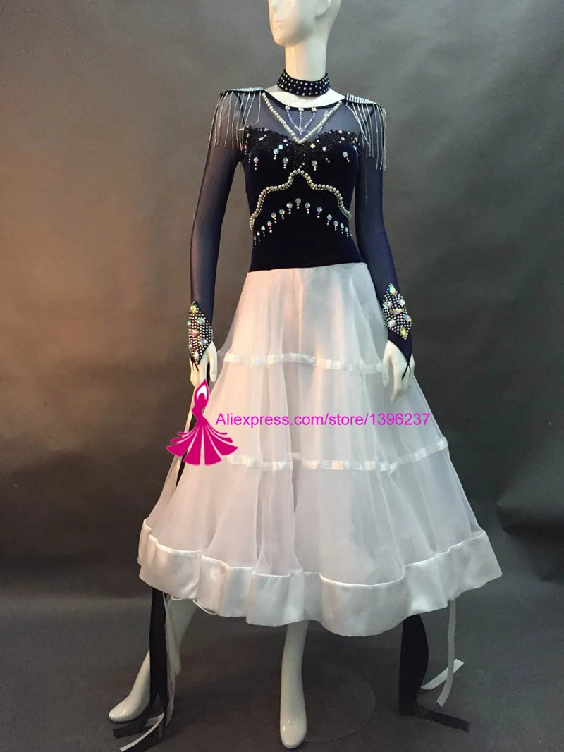 Для взрослых стандартный бальный танец соревнование платье новое поступление