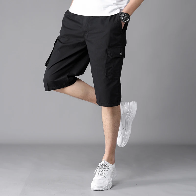 Новые брендовые летние шорты мужские мешковатые Карго хлопковые длиной до колен