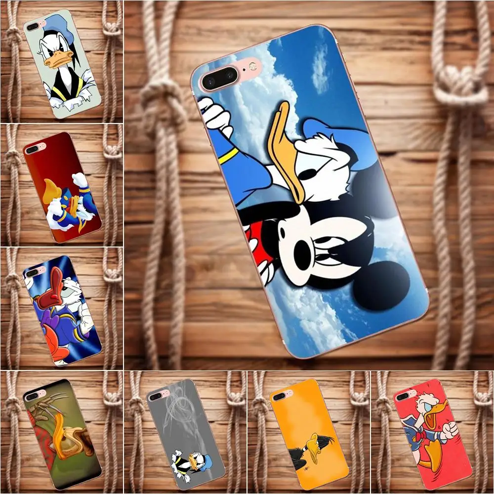 Vvcqod ТПУ Телефон Чехол Капа Angry Birds Дональд Дак для samsung Galaxy A3 A5 A7 J1 J2 J3 J5 J7 2015 2016