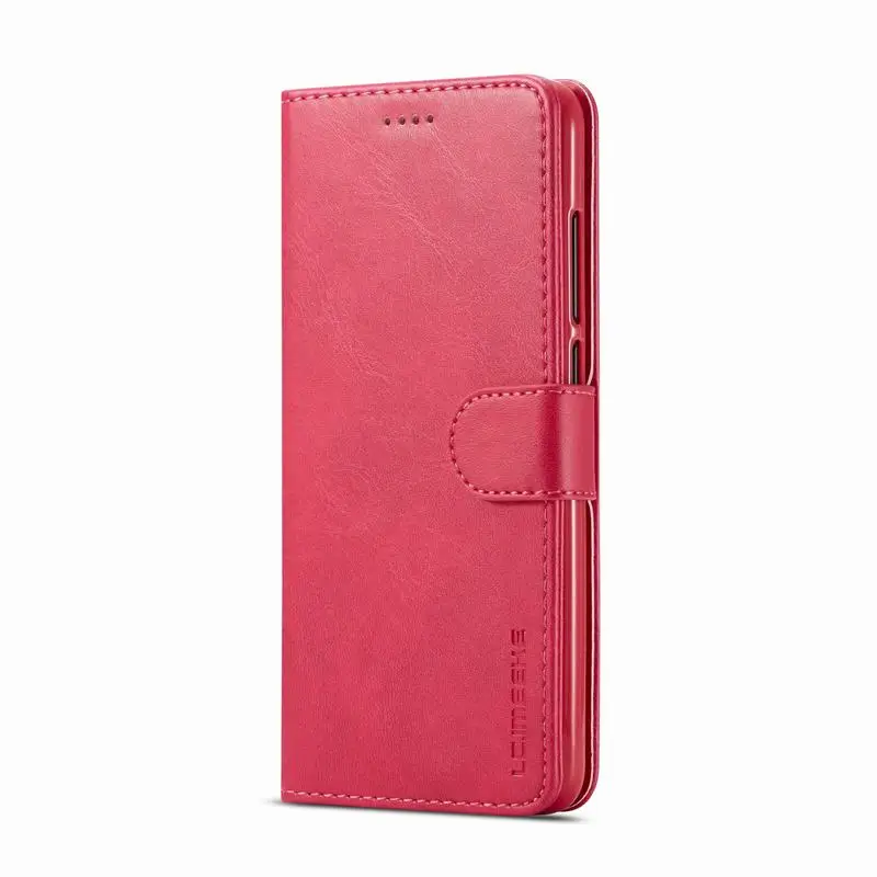 Rose Red Откидной Чехол для Xiaomi mi A1 A2 Red mi Note 4 4A 4X5 5A 6 6A Pro Plus Prime Y1 с ретро роскошным полиуретановым бумажником, чехол для телефона - Цвет: Rose Red