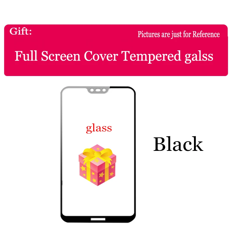 JCDA Case For Huawei P20 Pro silicone flip PC matte Hard Back case cover for glass |