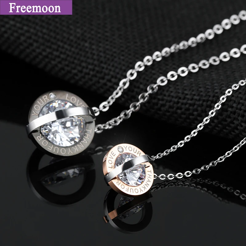 Freemoon модные черные и цвет золотистый пара циркон подвеска персонализированные