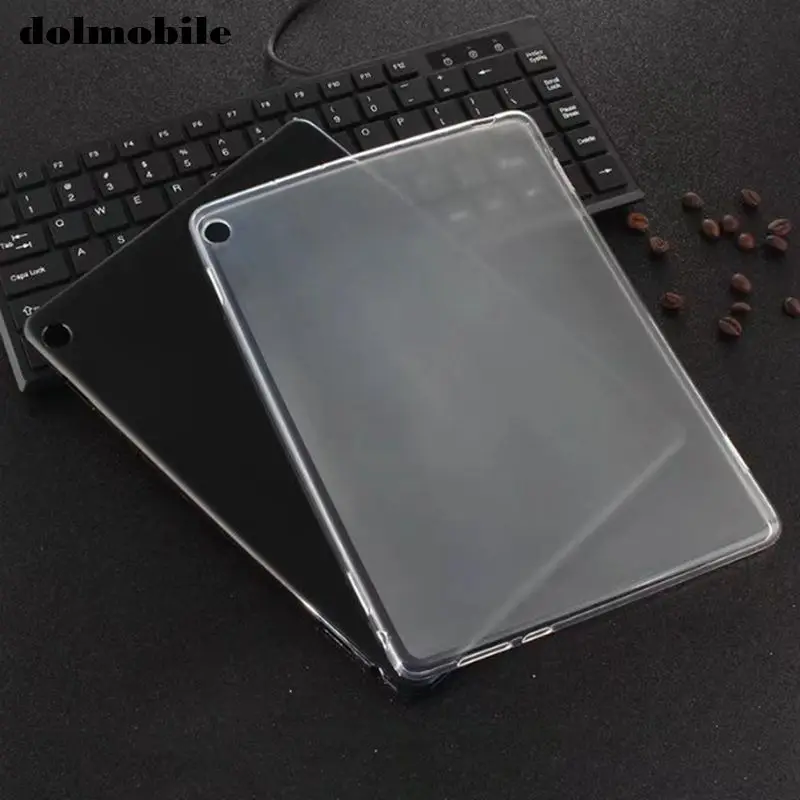 dolmobile Soft TPU Silicone Back Cover Case for Huawei MediaPad M3 Lite 10 Youth BAH-W09 BAH-AL00 10.1 inch Tablet + Stylus Pen |