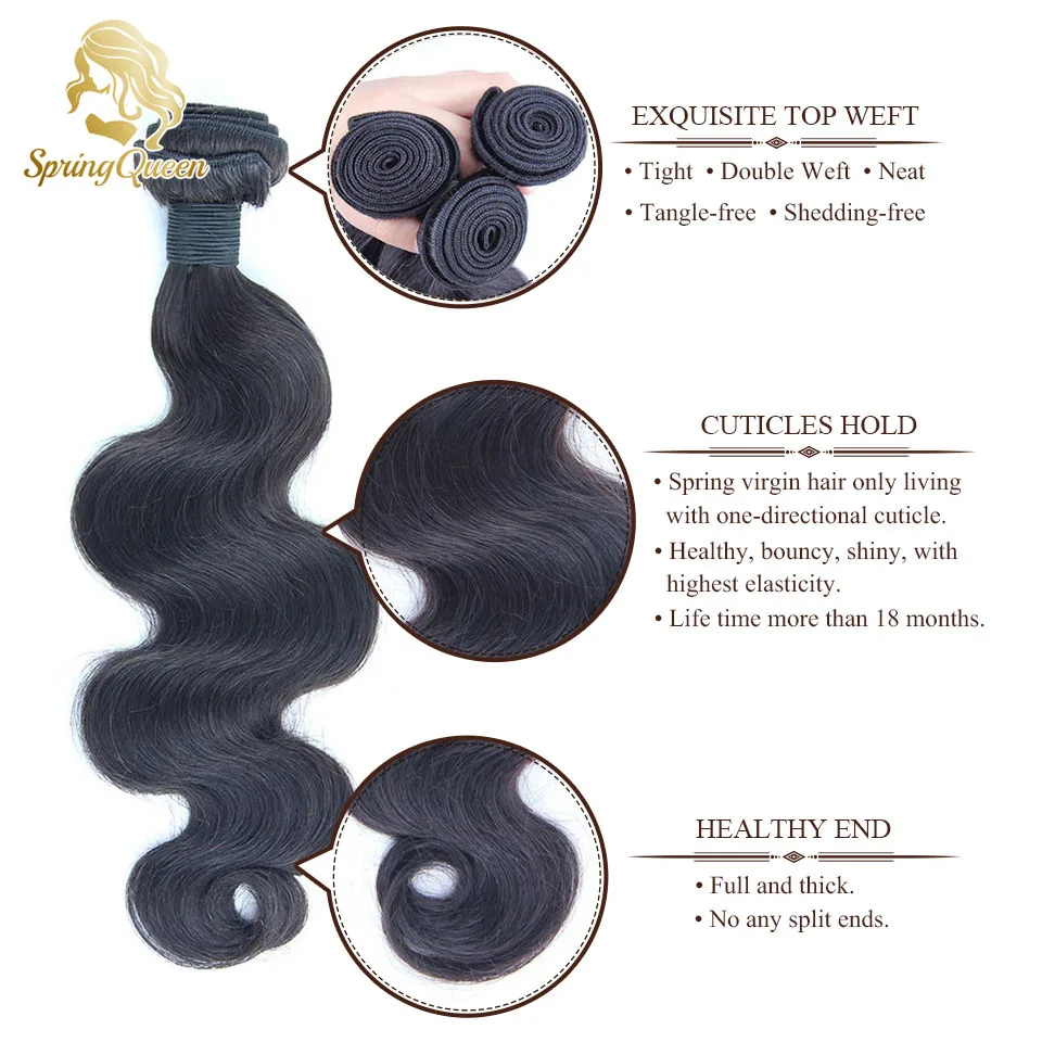 7А Малайзии Девы Волос Объемной Волны 4 Связки Объемная Волна Необработанные