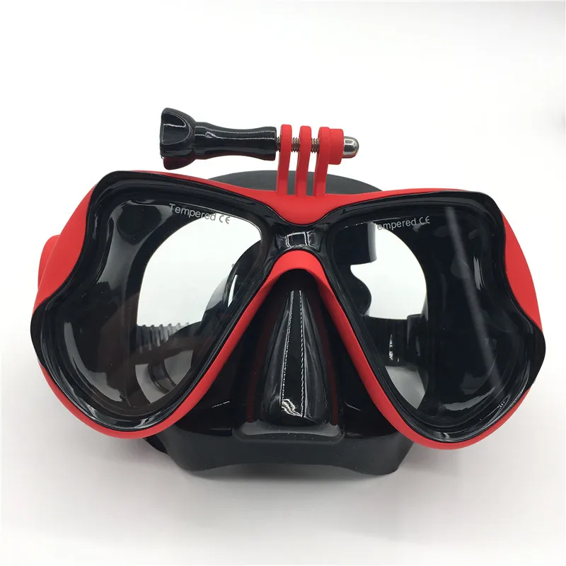Red Крепление для камеры Маска для дайвинга подводное плавание аксессуары для плавания очки новые аксессуары для подводной фотографии - Цвет: Red