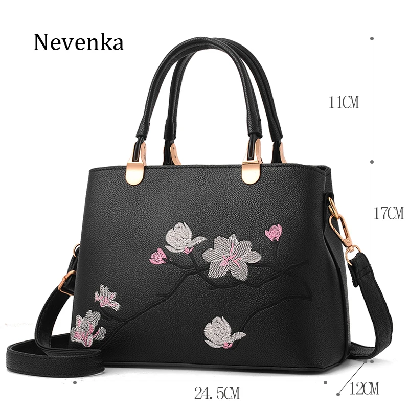 Nevenka женская сумка на молнии сумки с цветочным принтом качественные в