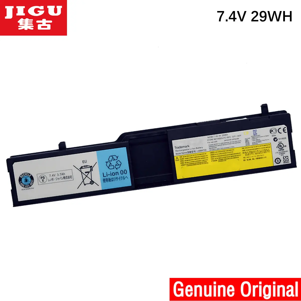

JIGU L09M4T09 L09M8T09 L09S4T09 L09S8L09 L09S8T09 Original Laptop Battery For Lenovo IdeaPad S10-3T 4CELLS 7.4V 29WH