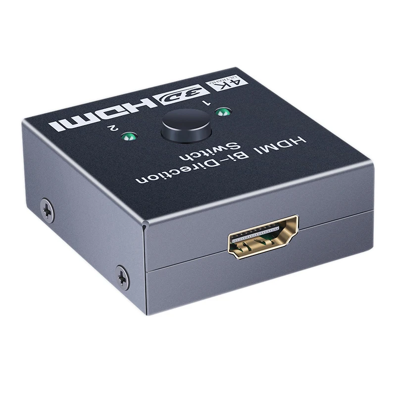 Двунаправленный HDMI-разветвитель Zeadow 1 в 2 выхода/2 входа выход поддерживает 4K 3D 1080P
