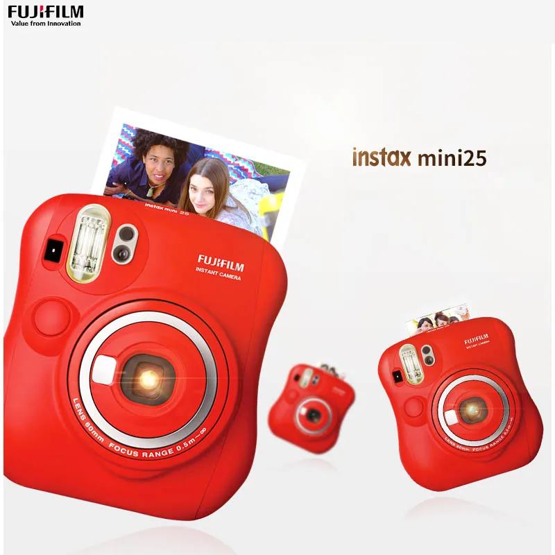 Fujifilm Instax Mini 25 камера fuji пленка Мини мгновенная фото Бесплатная доставка|film photo