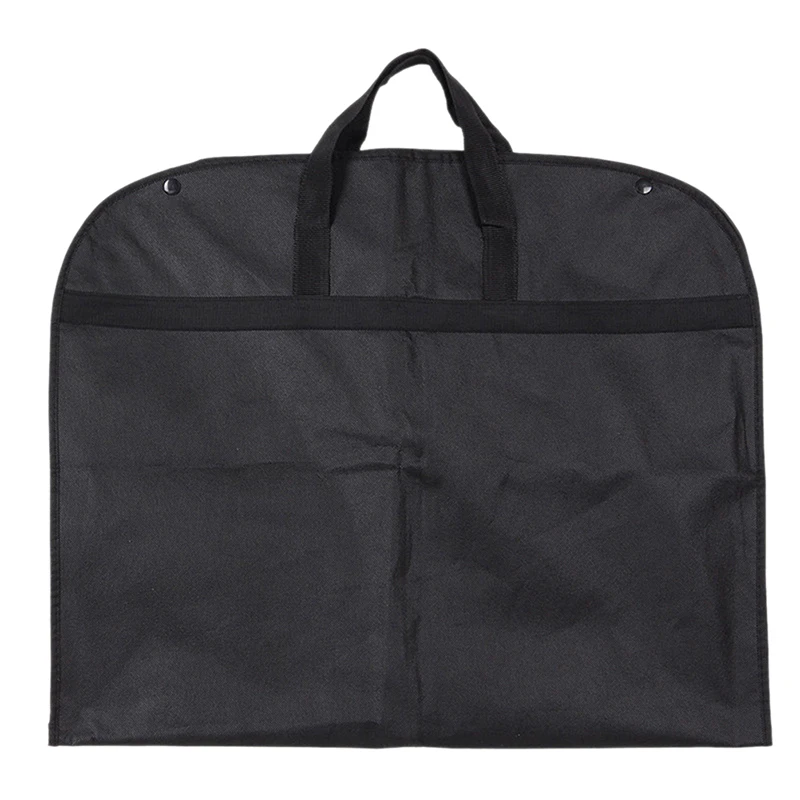 Пылезащитный Черная куртка Одежда Костюм Обложка вешалка для сумок хранения