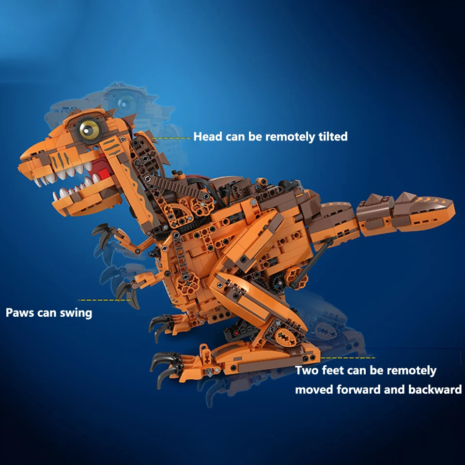 Technic creaters Expert RC динозавр дистанционного управления кирпичи Совместимые модели