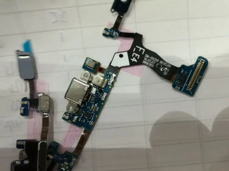 Гибкий кабель для зарядки Samsung s7 edge G935F гибкий S7 Edege используется в Европе |