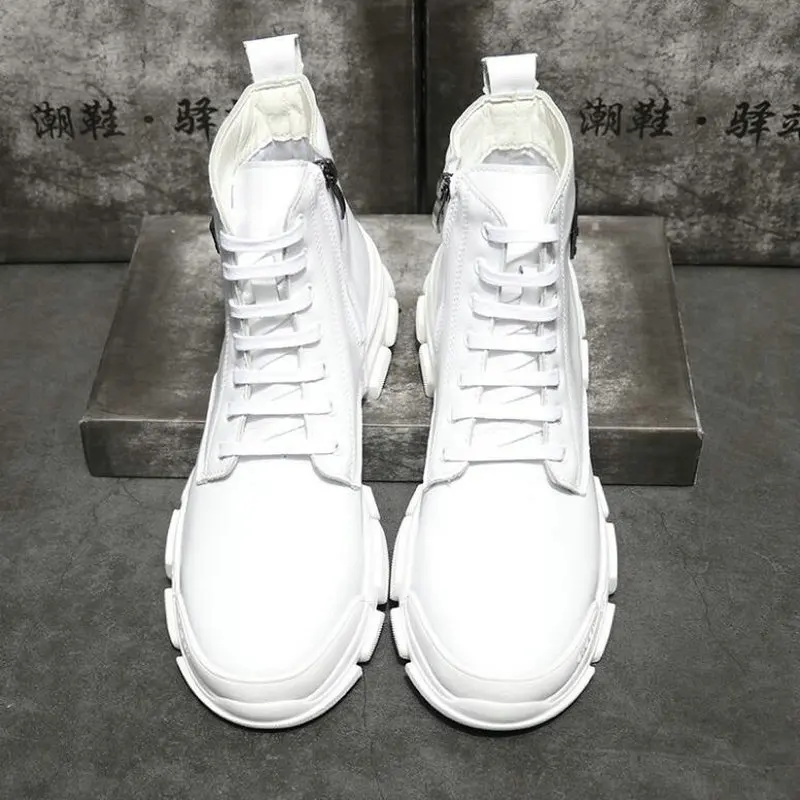 Новинка 2019 осенние модные мужские ботильоны винтажные Нескользящие уличные