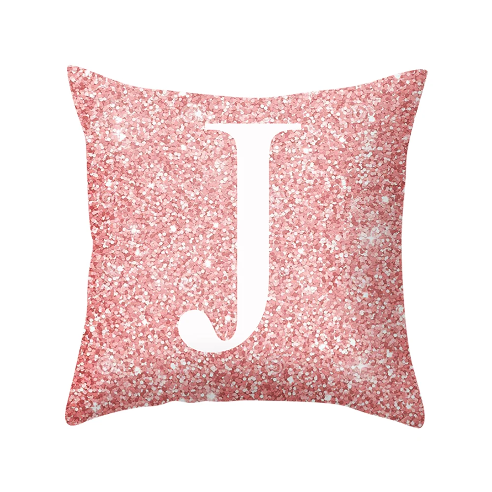 pink 45x45cm Современные Простые Декоративные наволочки, принт, наволочки из полиэстера, наволочки для дома, вечерние, для отеля, текстиль, 45 см* 45 см - Цвет: pink 45x45cm