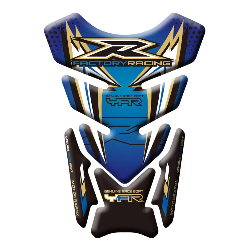 3D наклейка на бак мотоцикла протектор чехол наклейки Tankp для Yamaha YZF R1 R6 Fishbone
