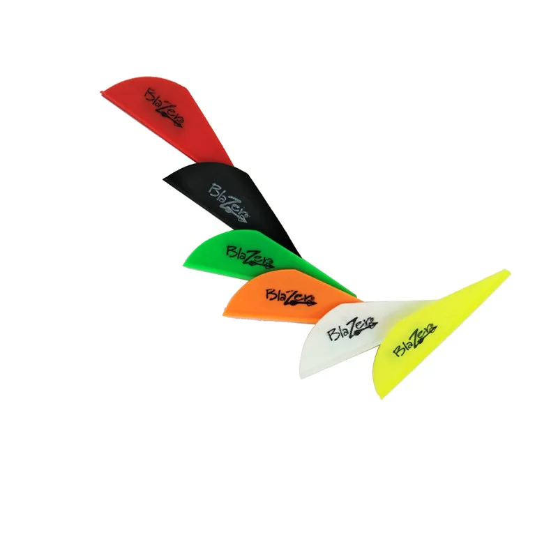 30 штук 2 дюйма Пластиковые стрелы перо стрельба из лука флетки для стрельбы