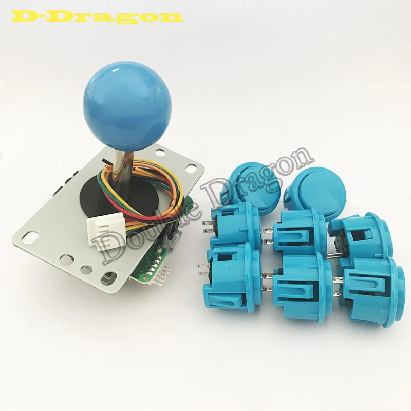 Новинка оригинальная наклейка Sanwa JLF TP 8YT 5Pin + 8 встроенных кнопок для аркадного