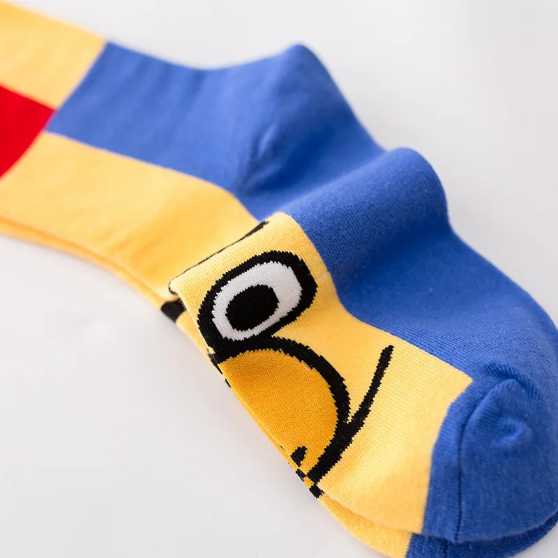 LIONZONE с героями мультфильмов милые носки хлопковые для девочек Женские Сезон