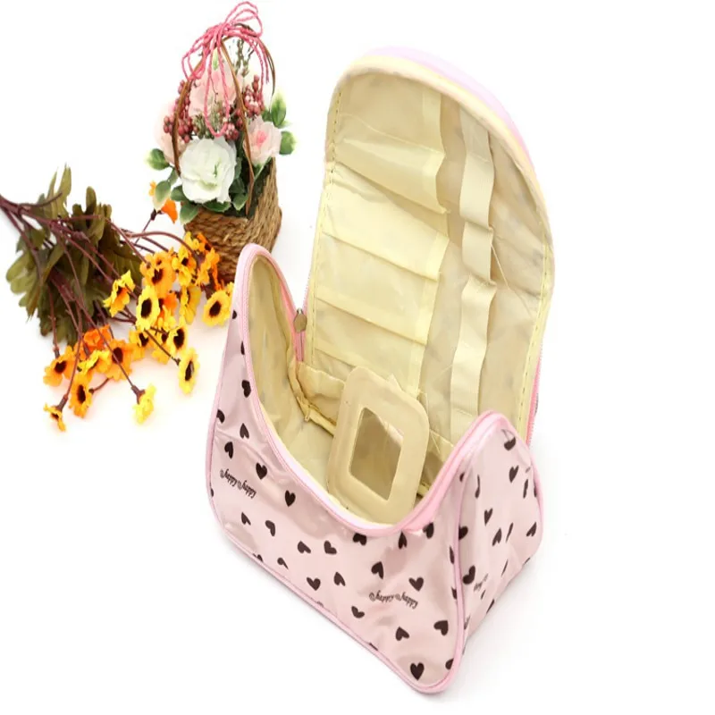 Модная брендовая Водонепроницаемая дорожная косметичка для макияжа переносная