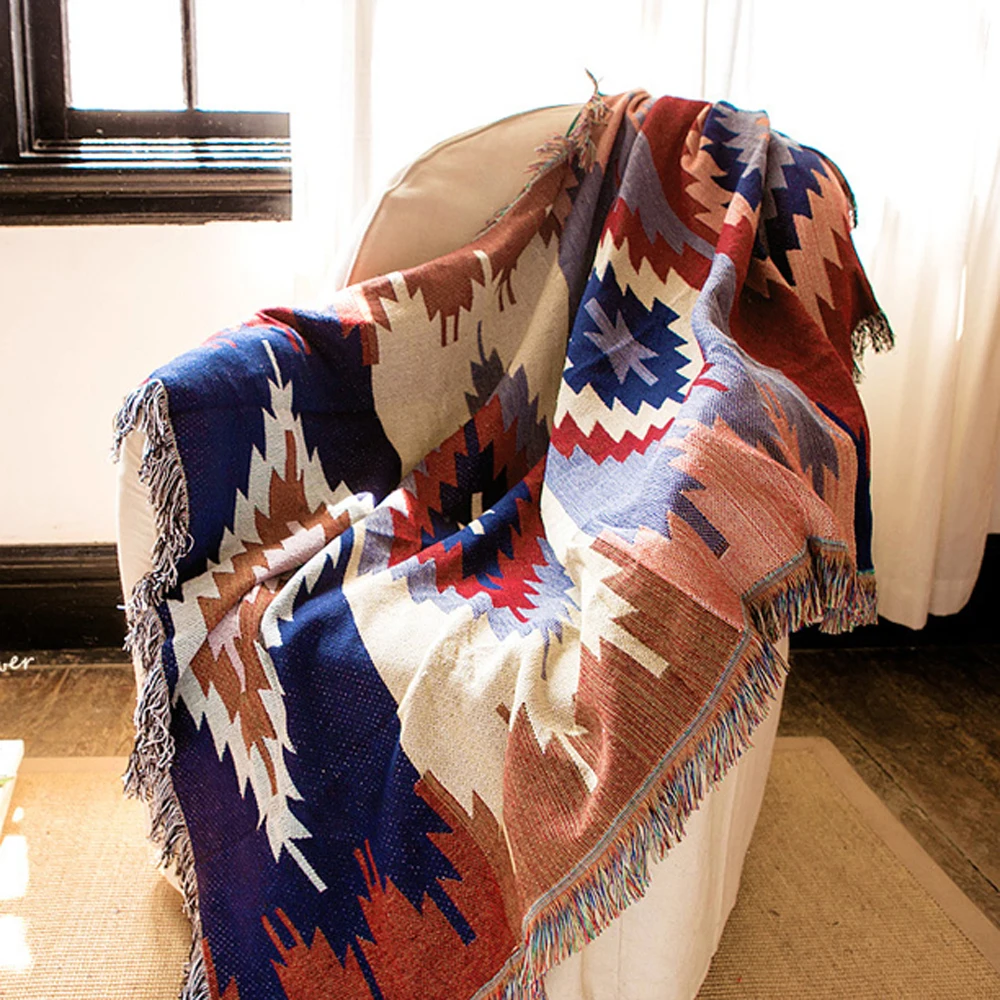 ESSIE домашний ковер килим для дивана гостиной спальни окрашенная пряжа диван