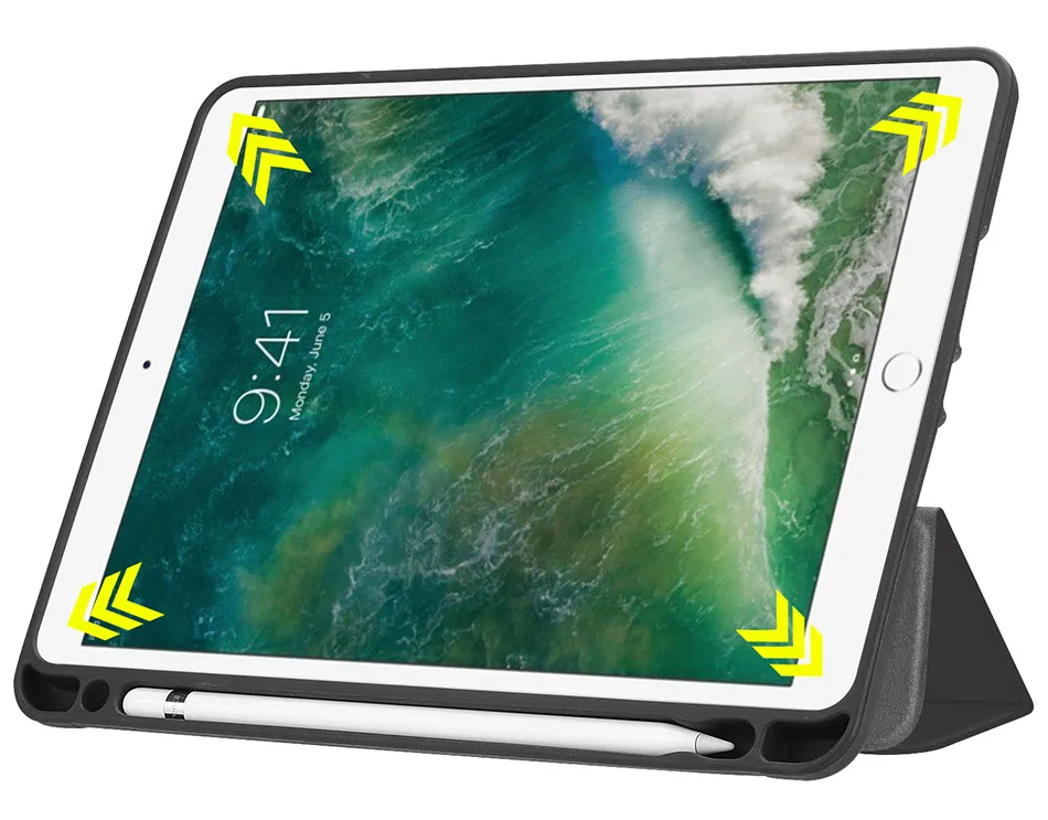 MTT чехол с масляными рисунками для iPad 9,7 дюймов, мягкий чехол из ТПУ на заднюю панель, кожаный флип-чехол для планшета для iPad 9," Air 1 2 Smart Cover Funda