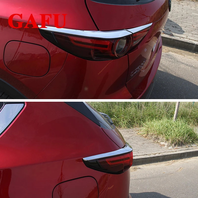 Для Mazda cx5 cx-5 хром задний хвост свет лампы Крышка отделка Фонарь Molding Garnish объемный кадр век