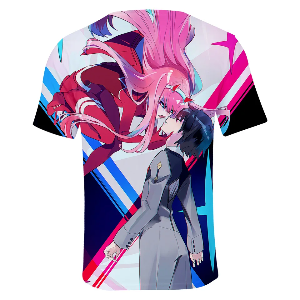 Футболка для мужчин женщин детей аниме одежда dear in the Franxx|Мужские футболки| |