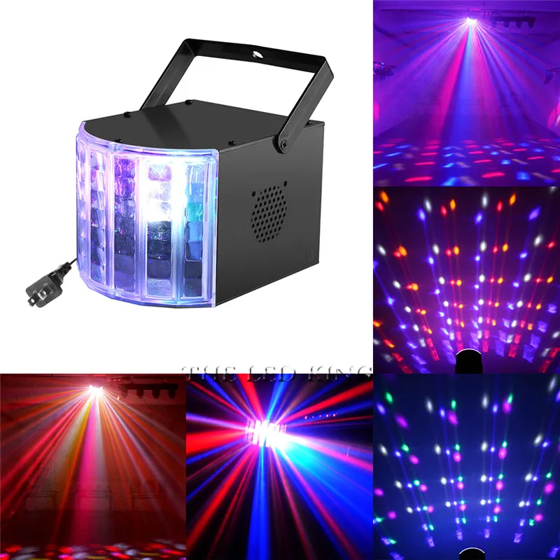 Беспроводной удаленный светодиодный сценический прожектор 18 Вт RGB Flat Par DMX512