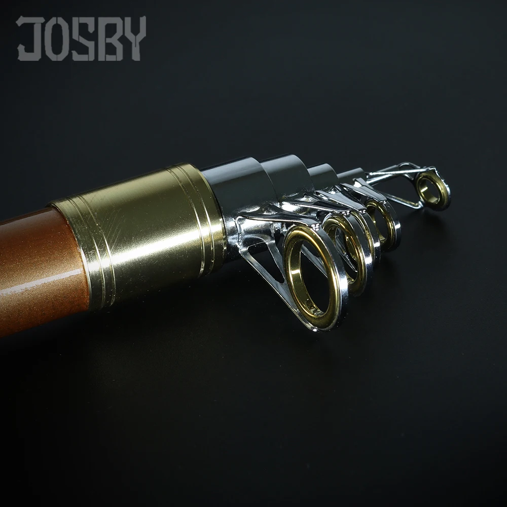 JOSBY Телескопический 2 1/2 4/2 7/3 0/3 6 м углерода Металлический Катушкодержатель Карп