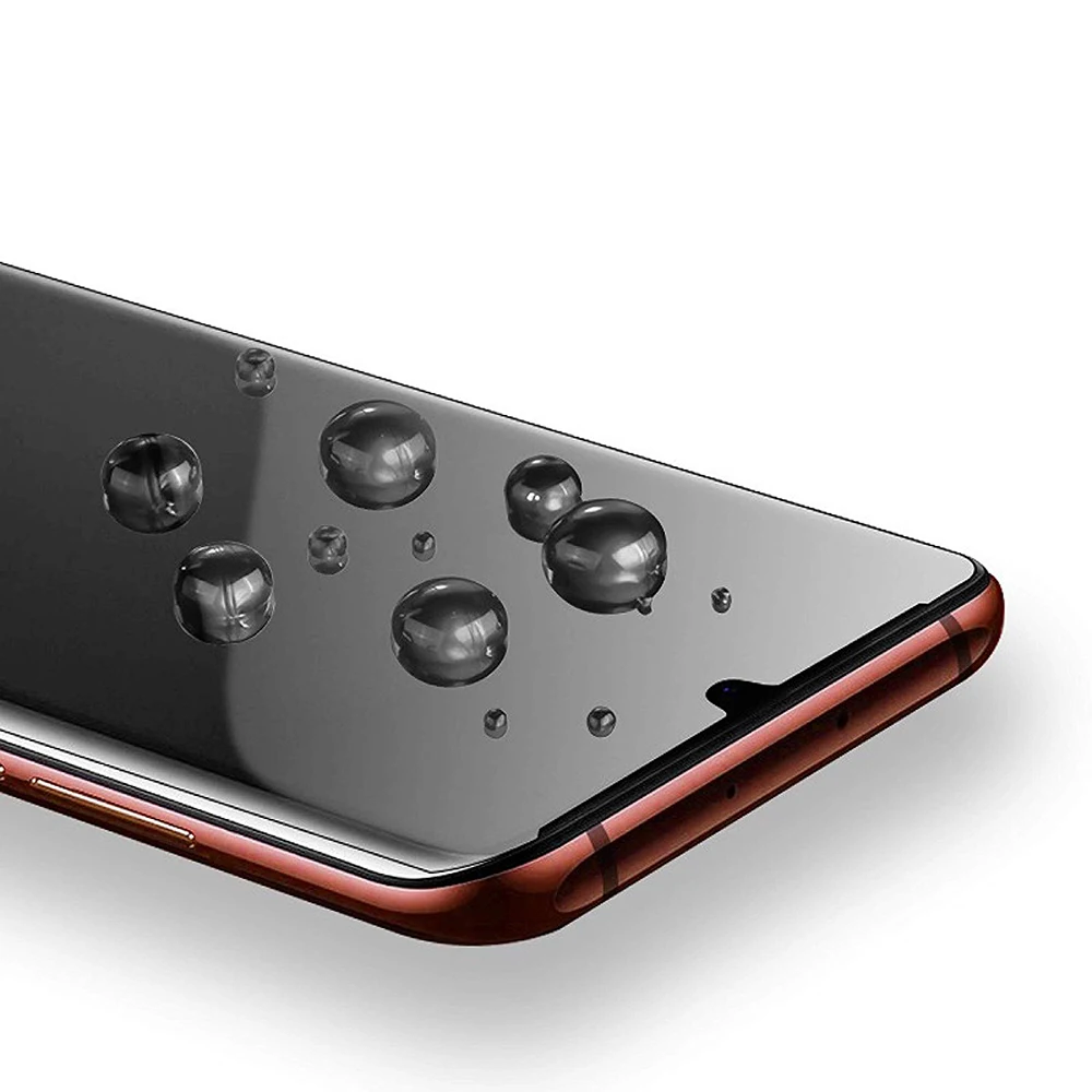 Защитная пленка для экрана huawei P30 mate 20 Pro с закругленными краями, Жидкий УФ-чехол из закаленного стекла, защита от отпечатков пальцев