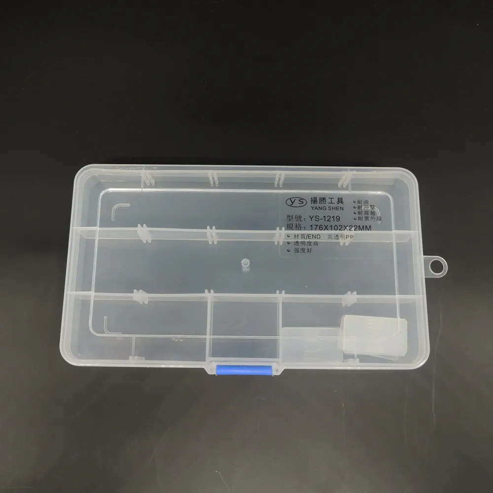 NEWACALOX DIY SMD SMT винт для шитья PP прозрачная коробка хранения компонентов ящик
