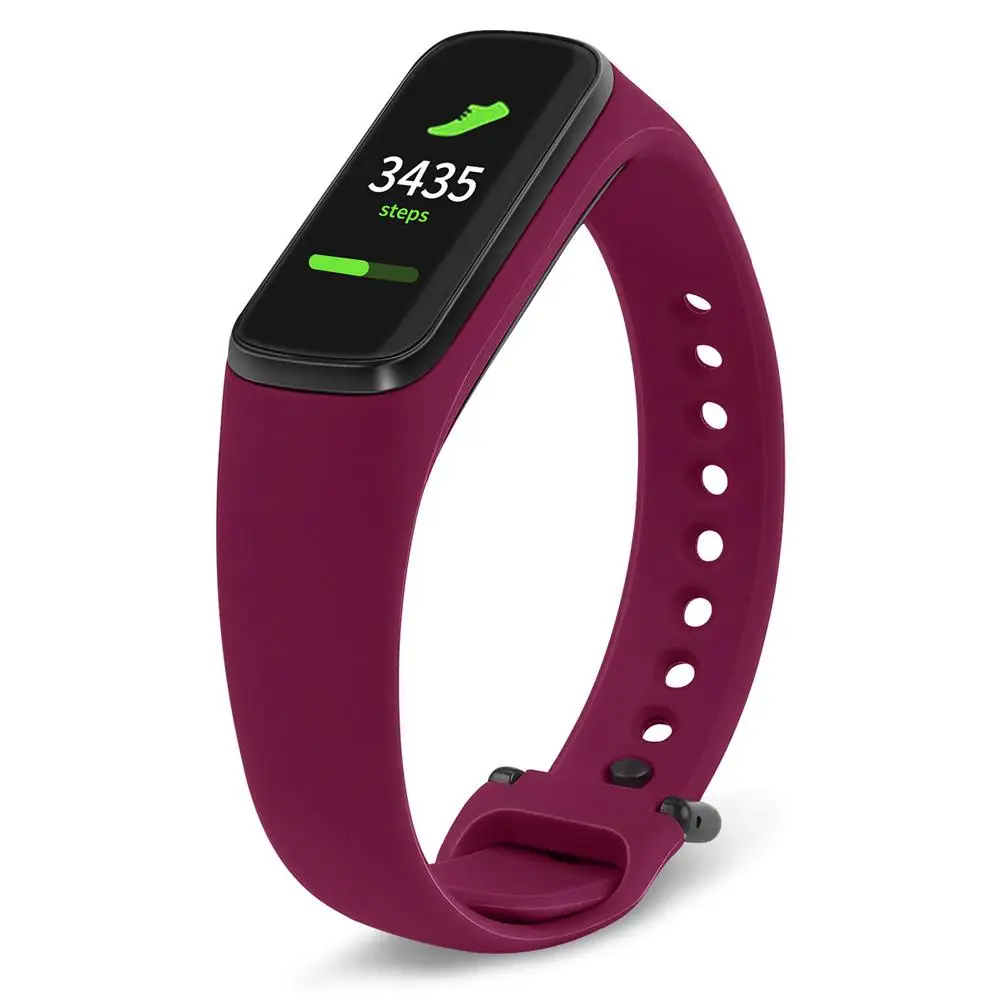 Hot Pink Силиконовый ремешок для часов, сменный спортивный ремешок для samsung Galaxy Fit-e/R375, сменный ремешок - Цвет ремешка: Hot Pink