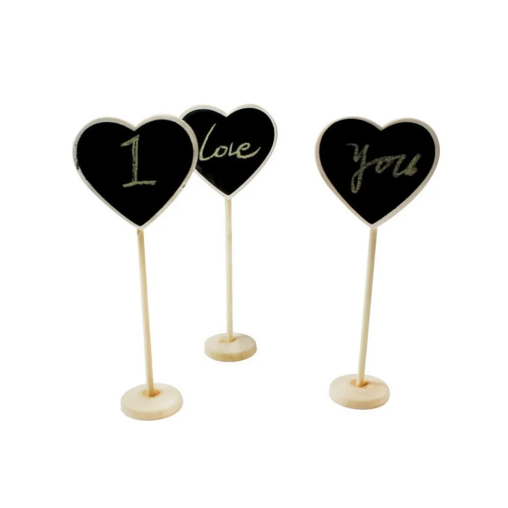 1 шт Мини деревянные доски Доска на палочке стенд держатель номер стола для