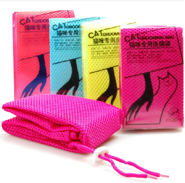 Кошки мешки для купания клетка сумка груминга кошек товары здоровья моющие