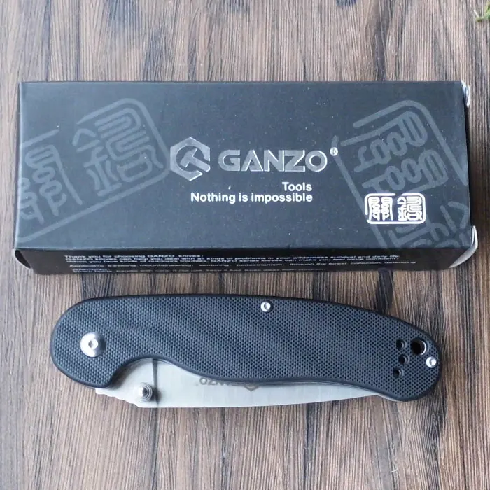 Ganzo G727M жар-58-60HRC 440C G10 или деревянная ручка складной нож для выживания Отдых на природе нож карманный тактический Открытый EDC инструмент