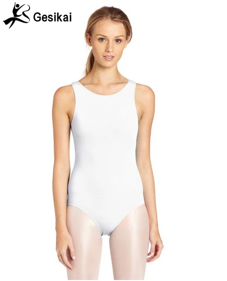 Женские трико без рукавов с широкими бретелями и круглым воротником женские