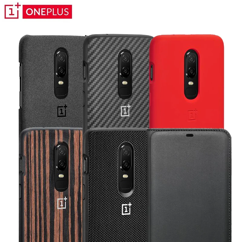 oneplus 6 case 100% original oneplus6 official cover shell protective one plus coque funda earphone |