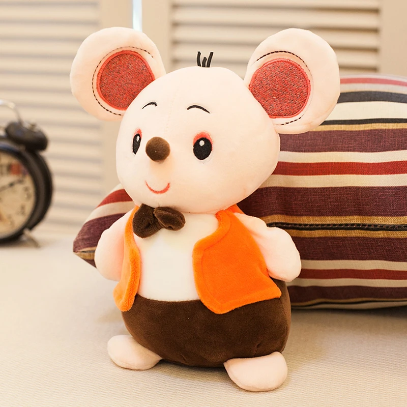 Игрушка плюшевая мышь в виде кошки Милая мышка зажим для лошади машинка захвата