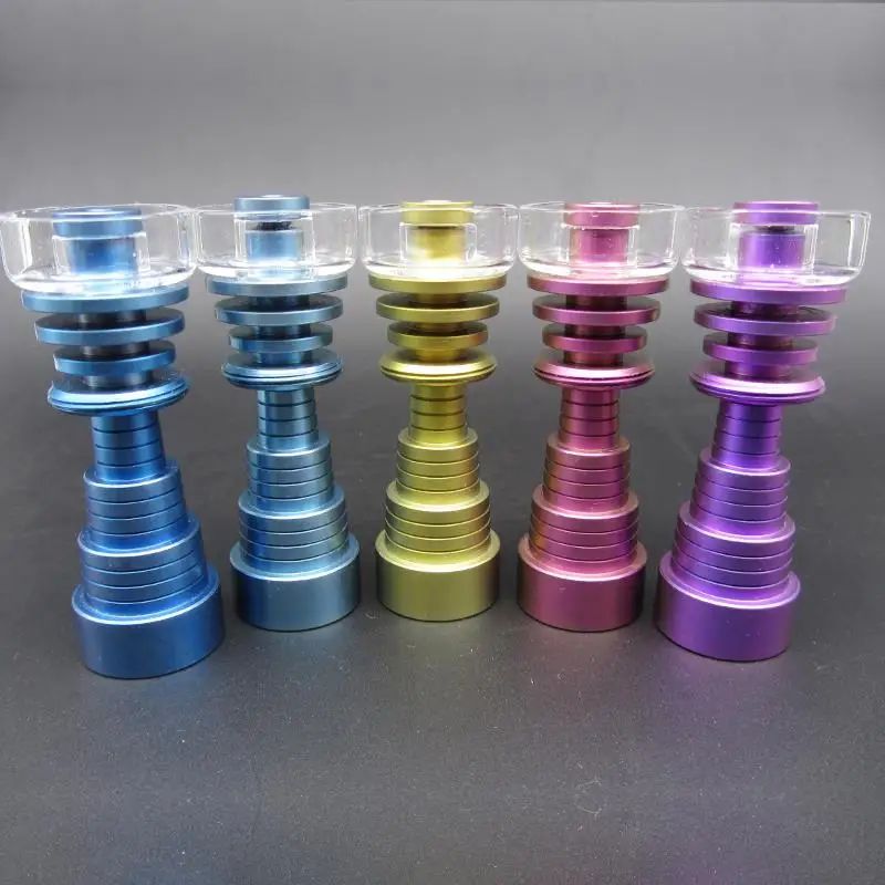 10 шт./лот Титановые Гвозди Красочные безкупольные гвозди для стеклянной