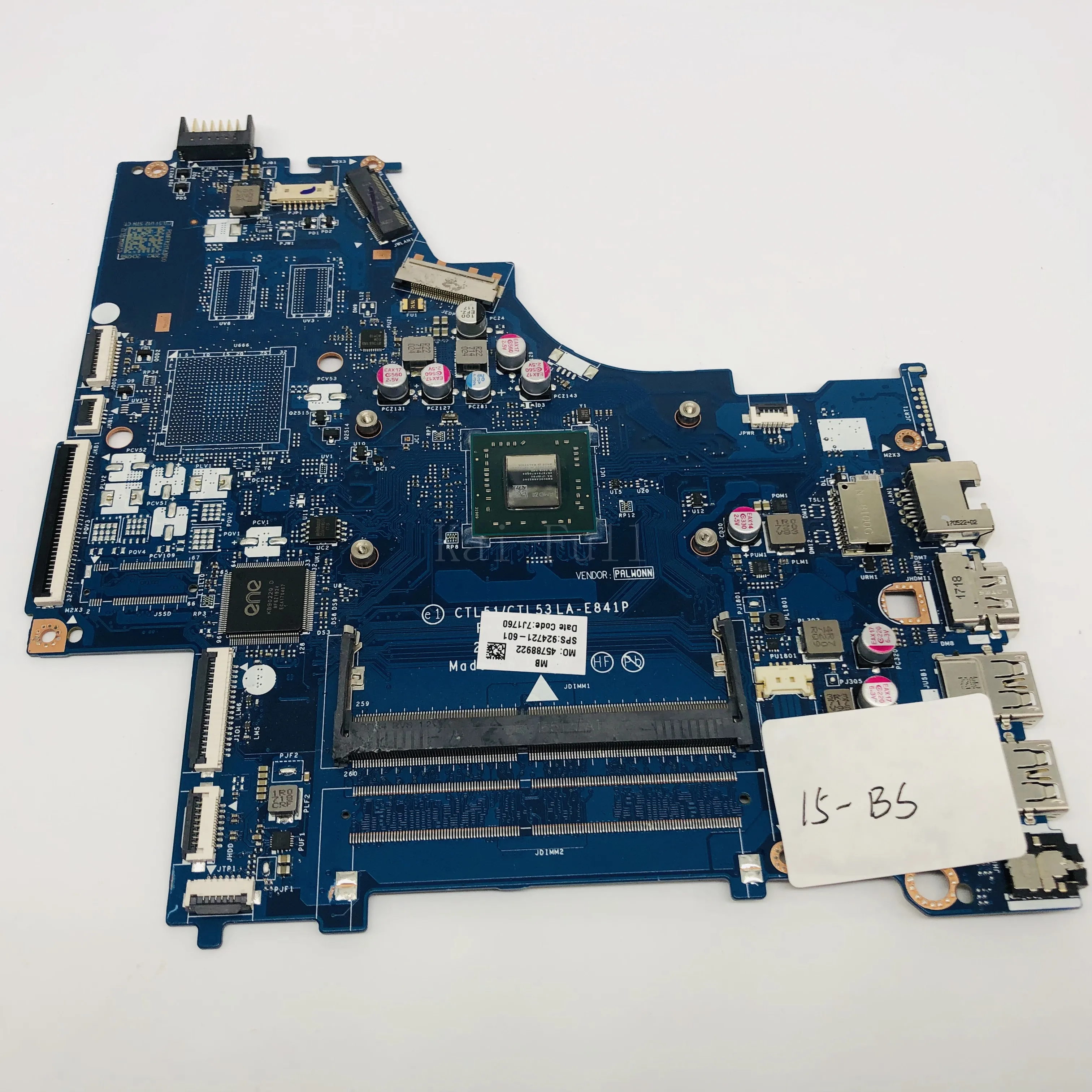 Материнская плата для ноутбука HP 15 15-BW 15Z-BW000 серия 924719-601 924719-001 CTL51/53