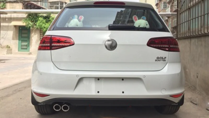 Выхлопных труб крышка глушителя 2 шт. для Jetta MK6 1,4 T Bora Scirocco 1,4 TSI VW Golf 7 6 MK7 авто аксессуары