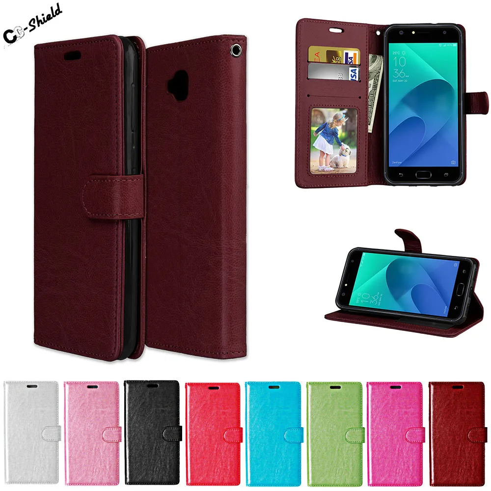 Откидной Чехол для Asus ZenFone 4 ZD553KL ZD 553KL ZD553 KL бампер ZenFone4 Selfie Global 553 KLCases кожаный чехол