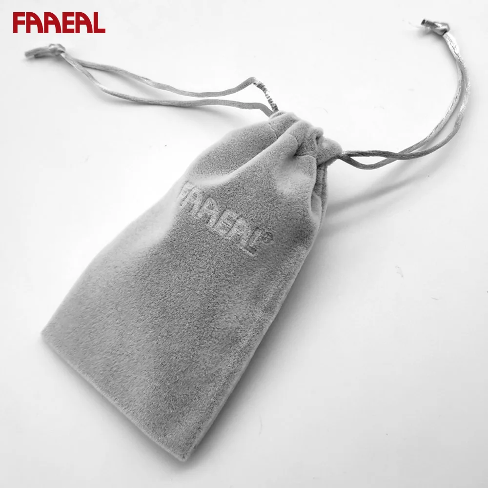 FAAEAL High Quality Soft Velvet Pouch Bag Case For Earphone Earbuds MP4 MP3 Play Mobile Phone Power Bank Key Free Shipping
