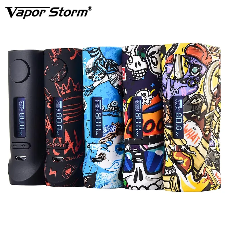 Оригинальная электронная сигарета Vapor Storm ECO Pro Box Mod ABS Vape 5 80 Вт 510 Thread Fit Lion Hawk Tank