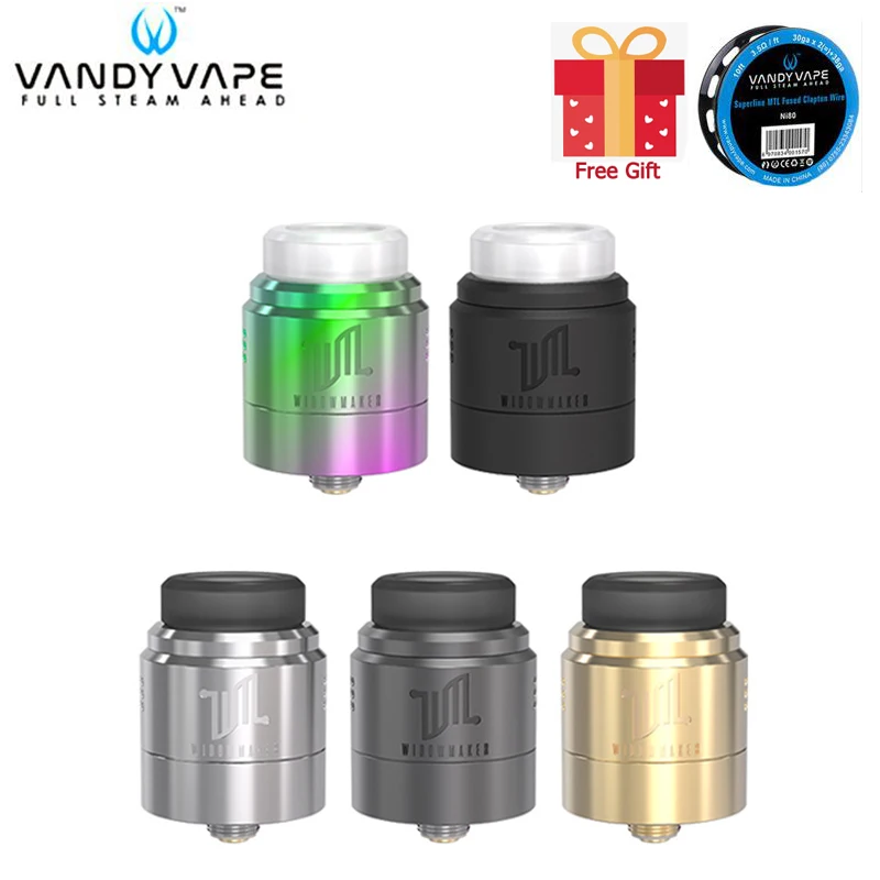 Оригинальный Vandy Vape Widowmaker RDA бак 1 мл Поддержка одной и двойной катушки Vandyvape